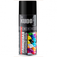 Эмаль KUDO черная глянцевая RAL 9005   