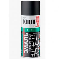 Эмаль KUDO черная матовая RAL 9005 