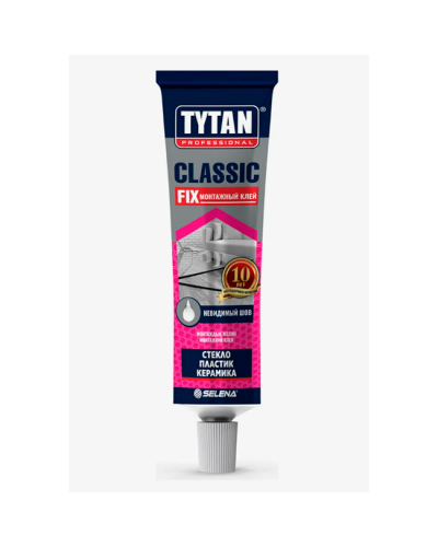 Клей монтажный TYTAN PROFESSIONAL CLASSIC FIX 100 мл (тюбик) 