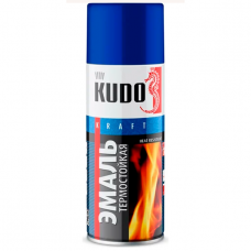 Эмаль KUDO термостойкая синяя KU-5004 