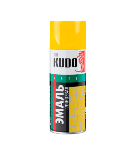 Эмаль KUDO универсальная жёлтая 