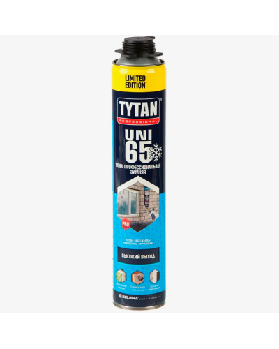 Монтажная пена профессиональная TYTAN UNI 65 зимняя 