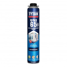 Пена монтажная Tytan, Uni, профессиональная, 65 л, 750 мл, зимняя, 10933/17026