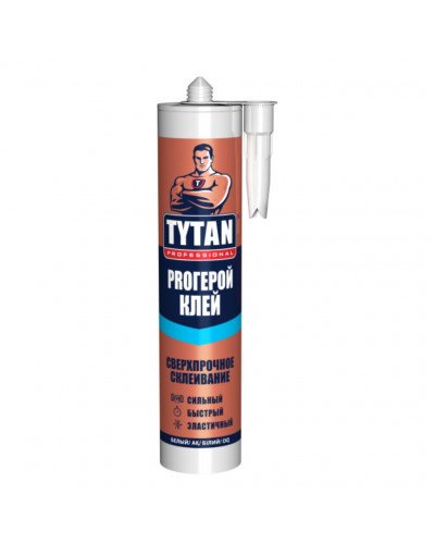 Клей монтажный Tytan, белый, водостойкий, 290 мл, 13901, Professional proгерой