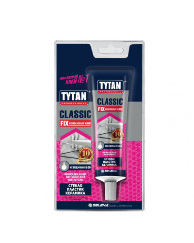 Жидкие гвозди Tytan, Classic Fix, 100 мл, универсальные, бесцветные, 00388