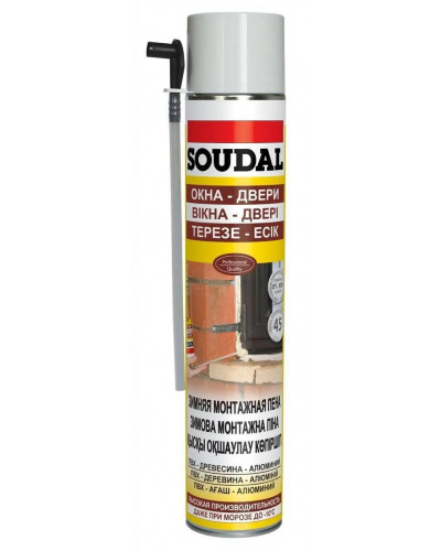 Пена монтажная SOUDAL 45 зимняя 750мл 107557